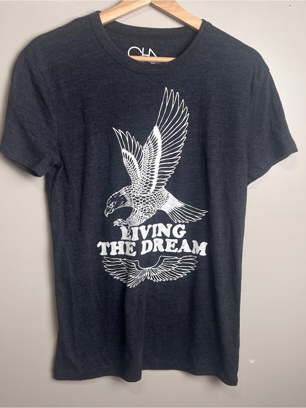 Chaser 'Living the Dream' Graphic T-Shirt Womenβs Size Small, GUC